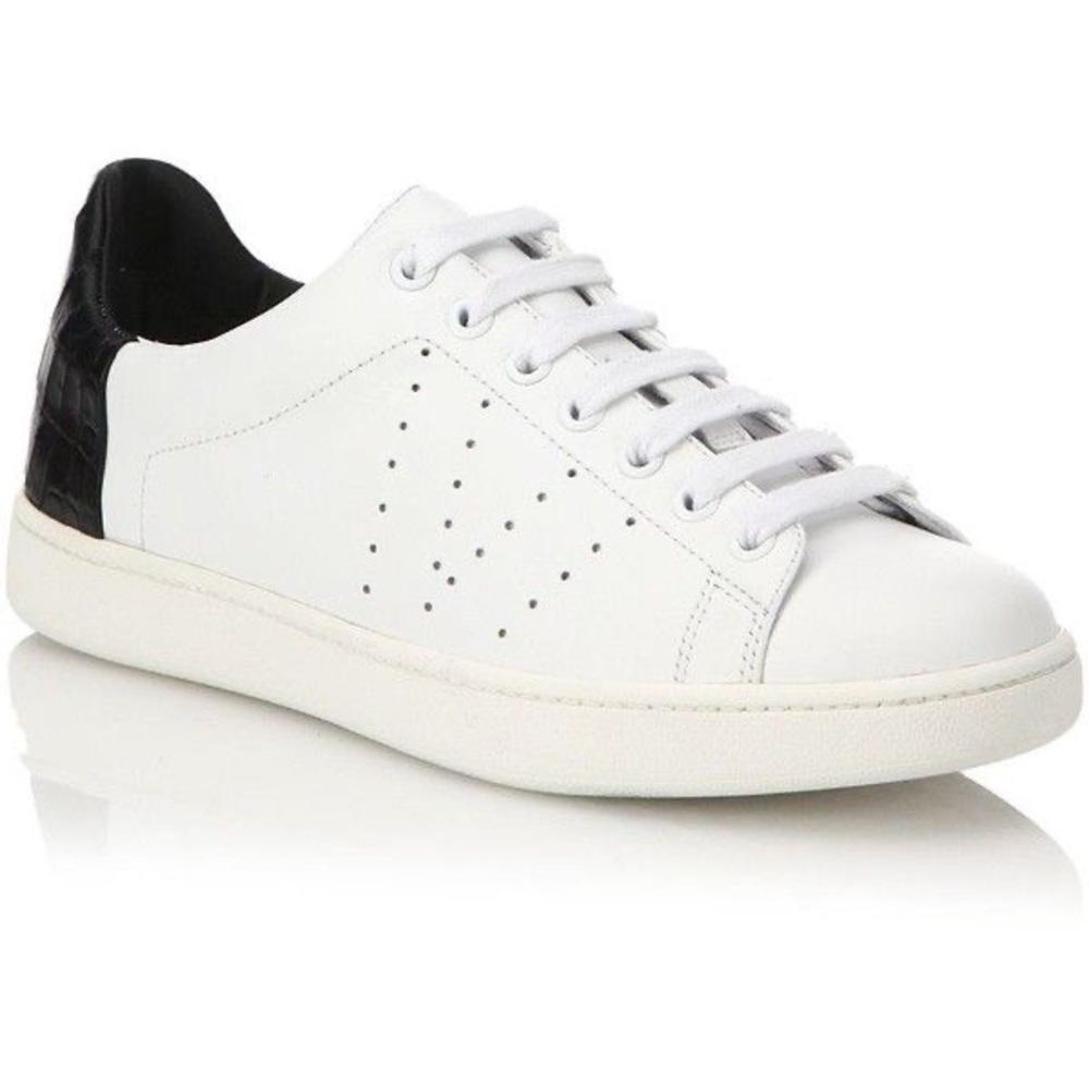 Vince White Leather Sneakers